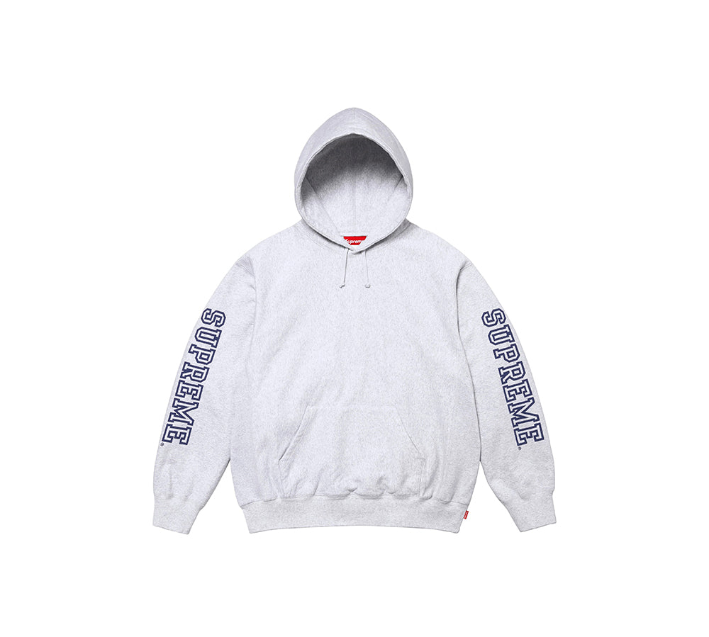 Supreme Collegiate Sleeve Hooded Sweatshirt - Ash Grey