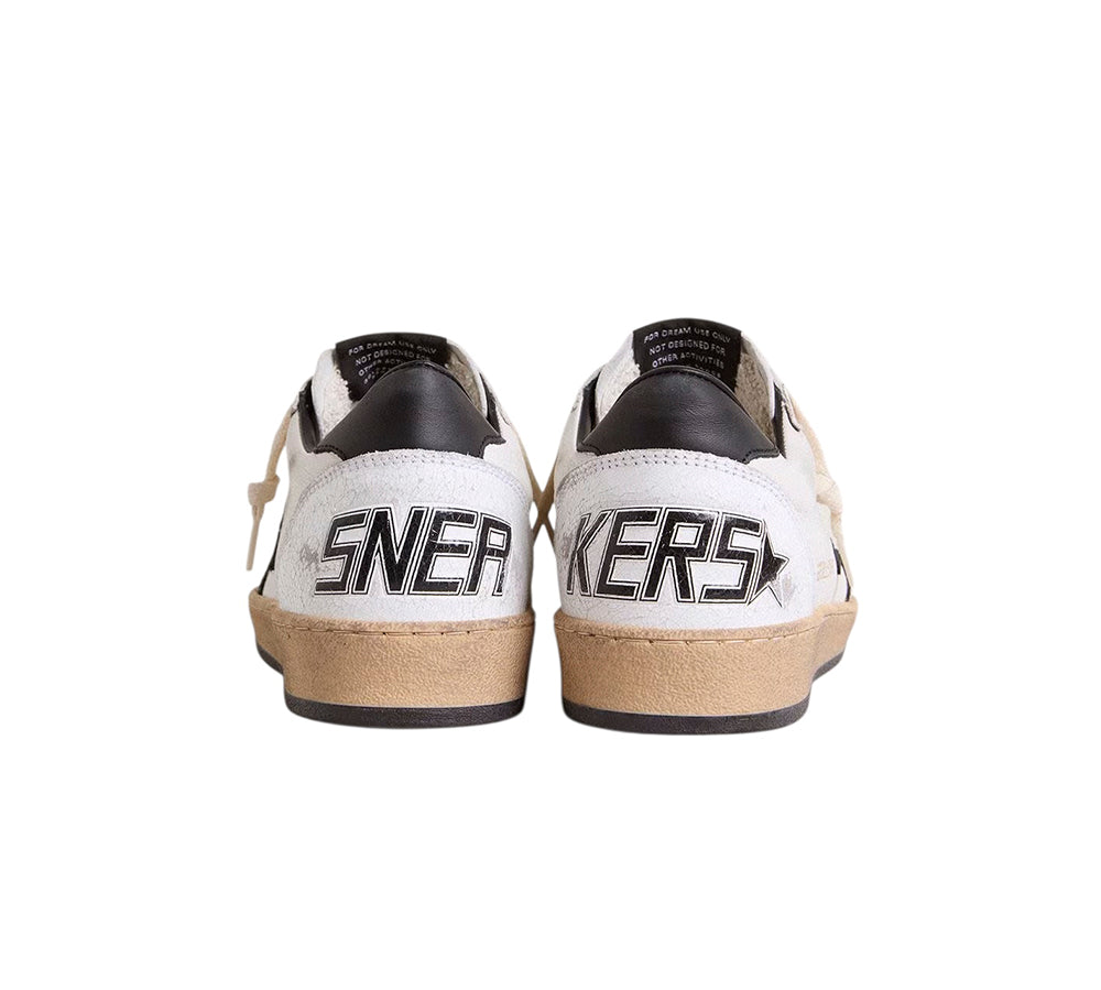Golden Goose Ball Star - White Black SS25
