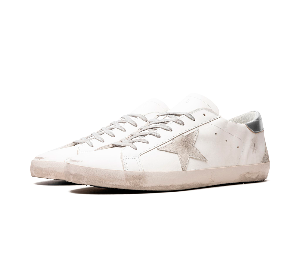 Golden Goose Super-Star - White Silver