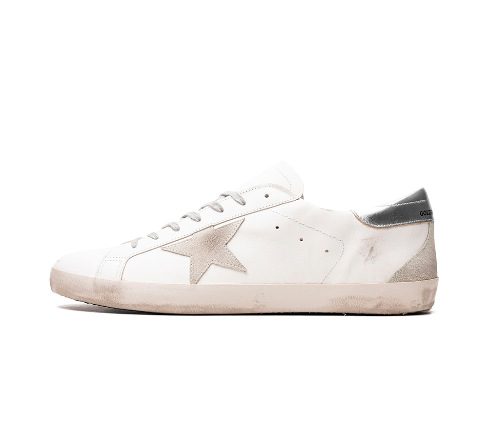 Golden Goose Super-Star - White Silver