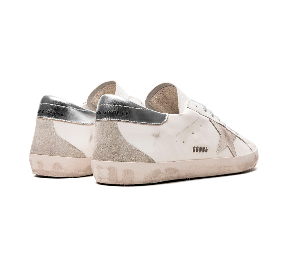 Golden Goose Super-Star - White Silver