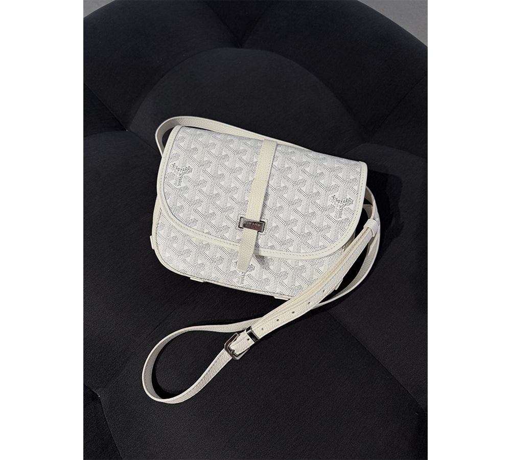 Goyard Belvedere PM - White (Usado, como novo)