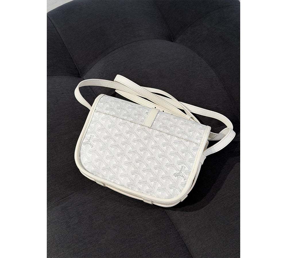 Goyard Belvedere PM - White (Usado, como novo)