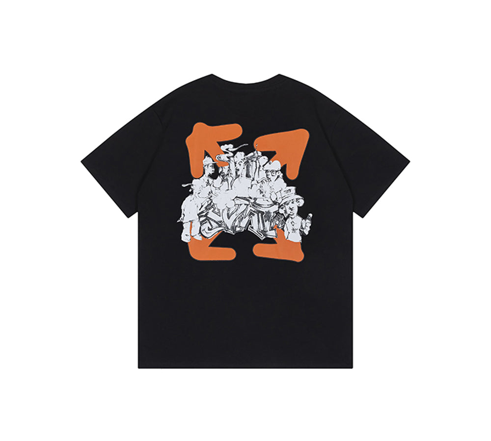 Off-White Search Graffiti - Orange/Black