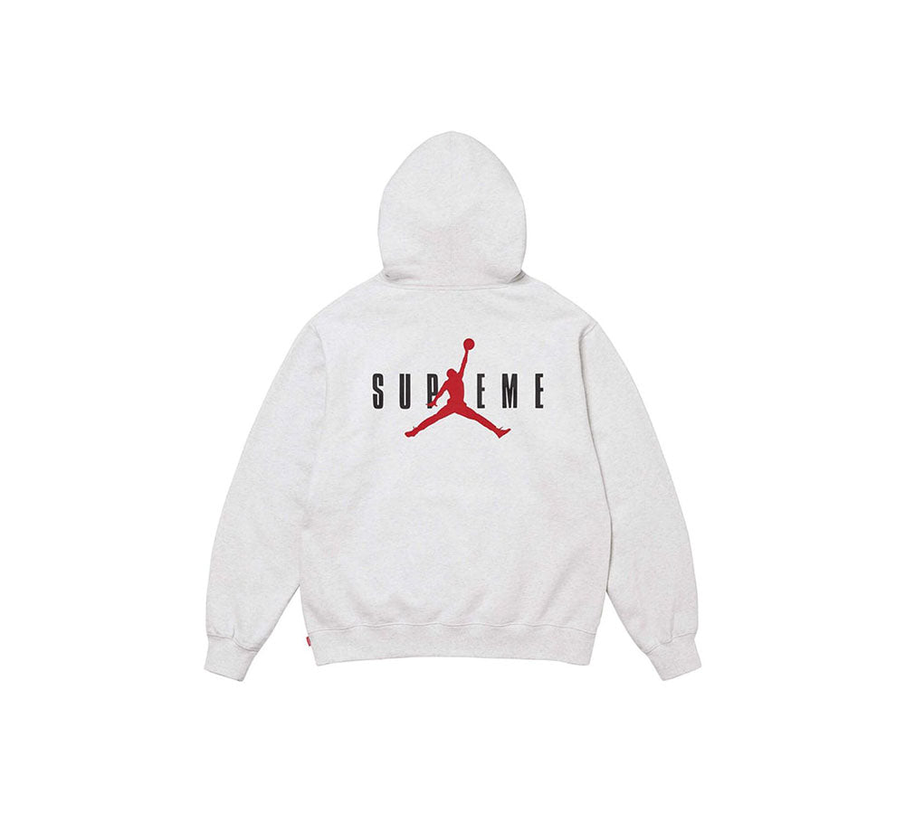 Supreme Jordan Hooded Sweatshirt (FW24) - Ash Grey