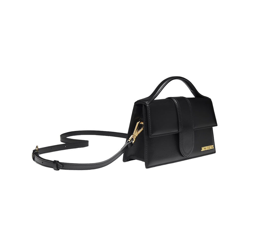 Jacquemus Le Grand Bambino Crossbody Strap Handbag - Black