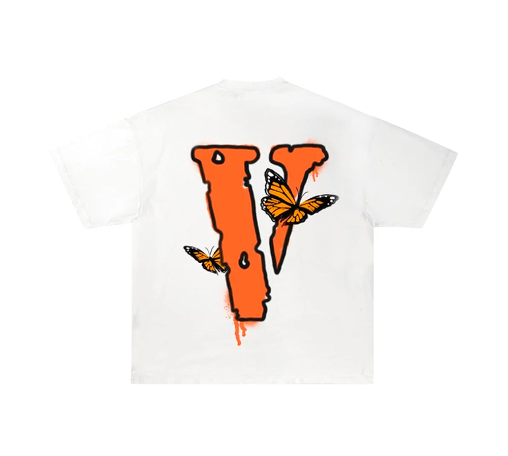 Juice Wrld x Vlone Butterfly T-shirt - White