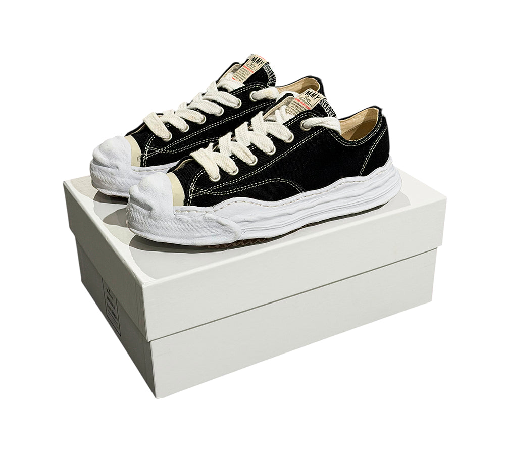 Maison Mihara Yasuhiro Hank OG Sole Canvas Low Black (USADO) - 41