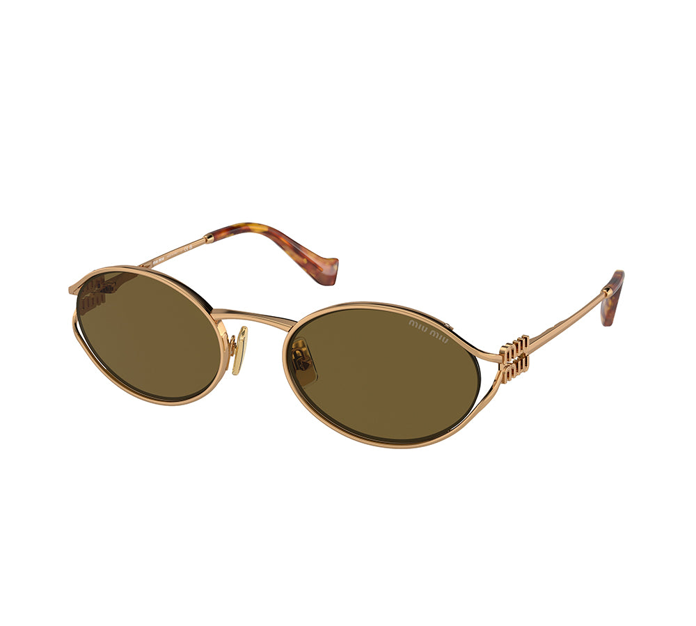 Miu Miu Sunglasses - Rose Gold / Dark Brown