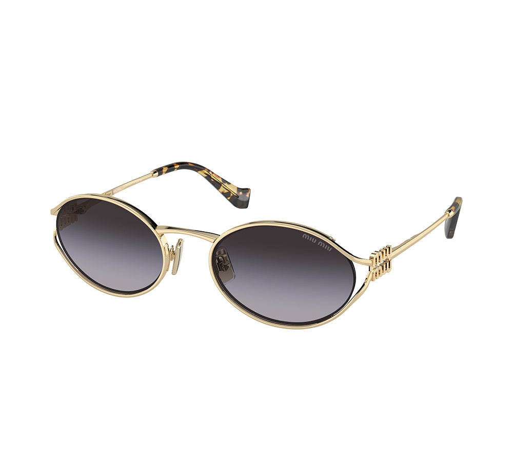 Miu Miu Sunglasses - Pale Gold / Grey Gradient