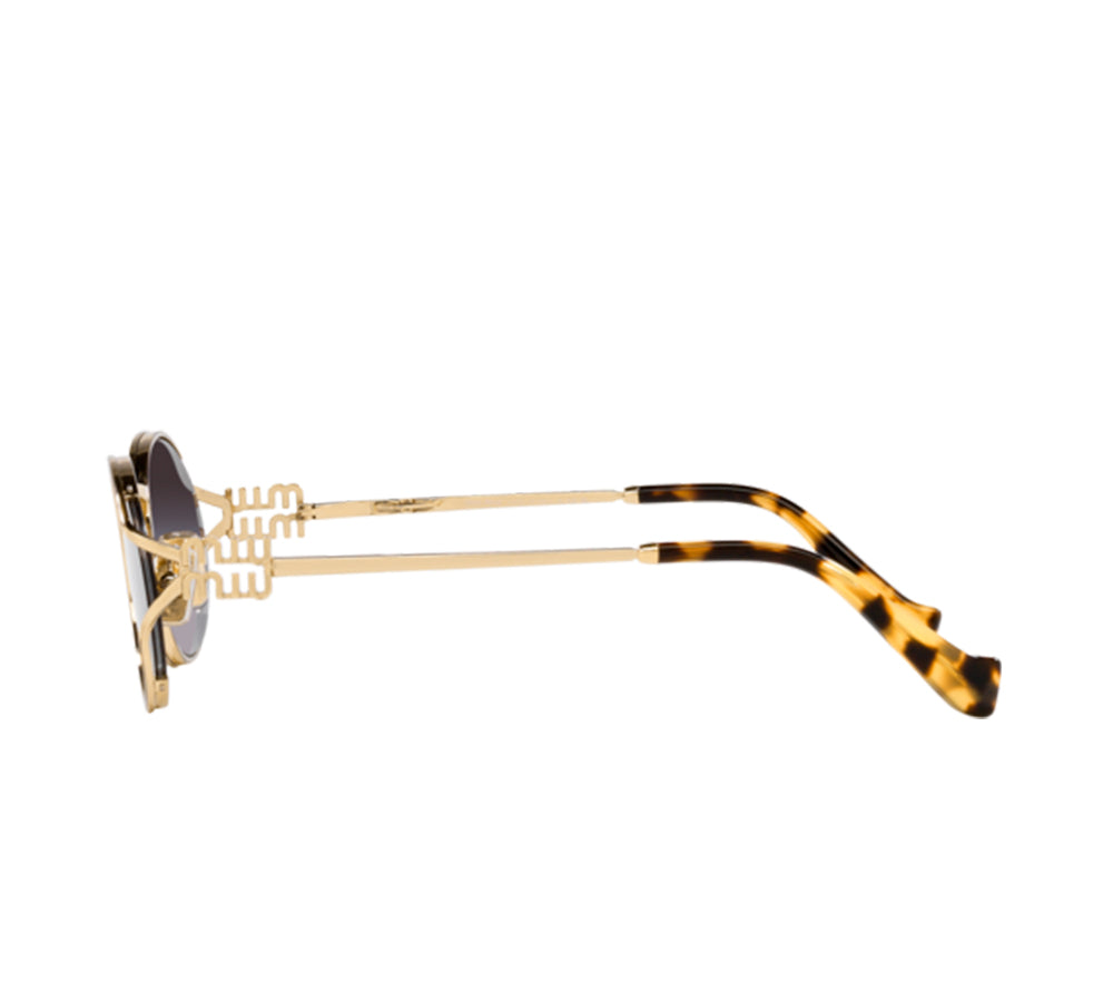 Miu Miu Sunglasses - Pale Gold / Grey Gradient