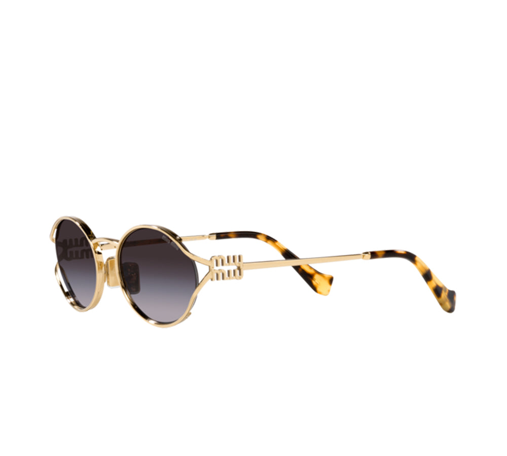 Miu Miu Sunglasses - Pale Gold / Grey Gradient