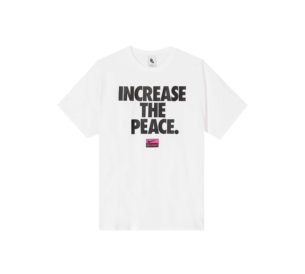 Nike x Stussy Increase The Peace Tee White