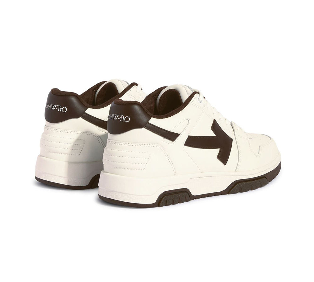OFF-WHITE Out Of Office Low Tops - White/Chocolate