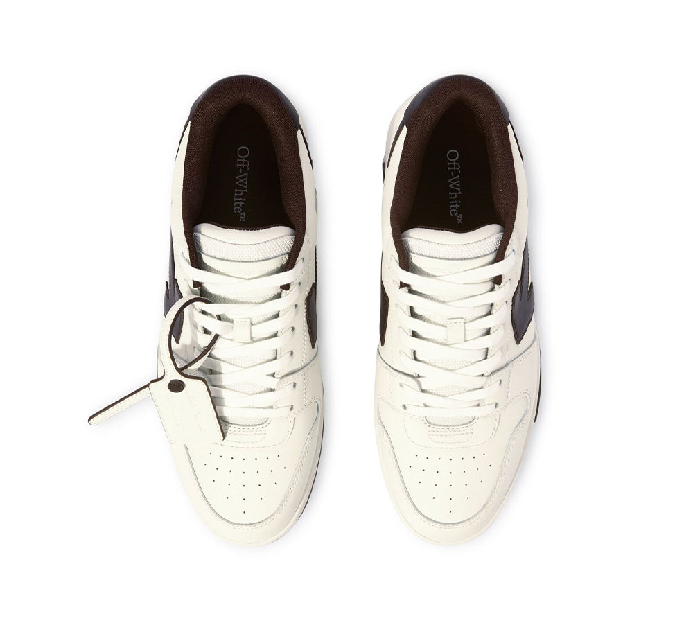 OFF-WHITE Out Of Office Low Tops - White/Chocolate