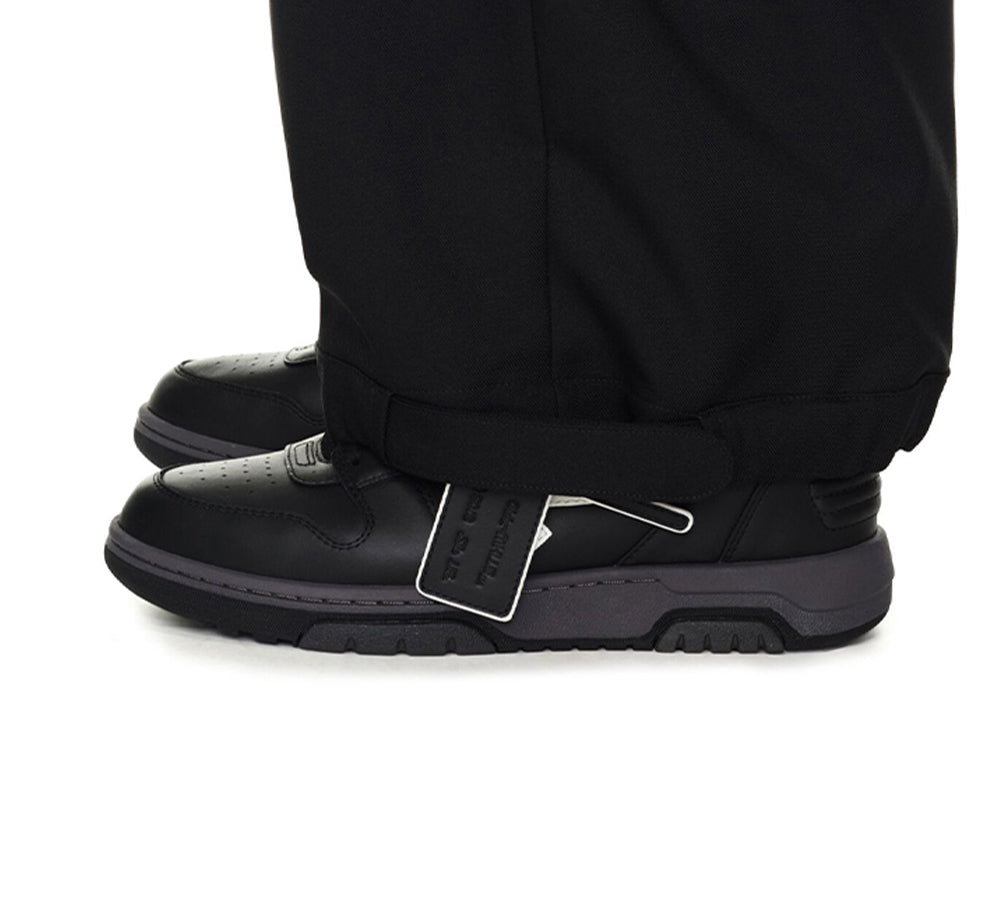 OFF-WHITE Out Of Office "OOO" Low Tops - Calf Leather Black