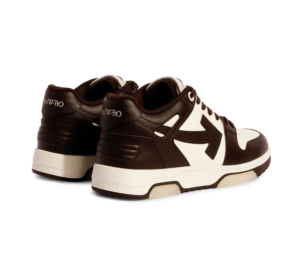OFF-WHITE Out Of Office "OOO" Low Tops - Chocolate Cream