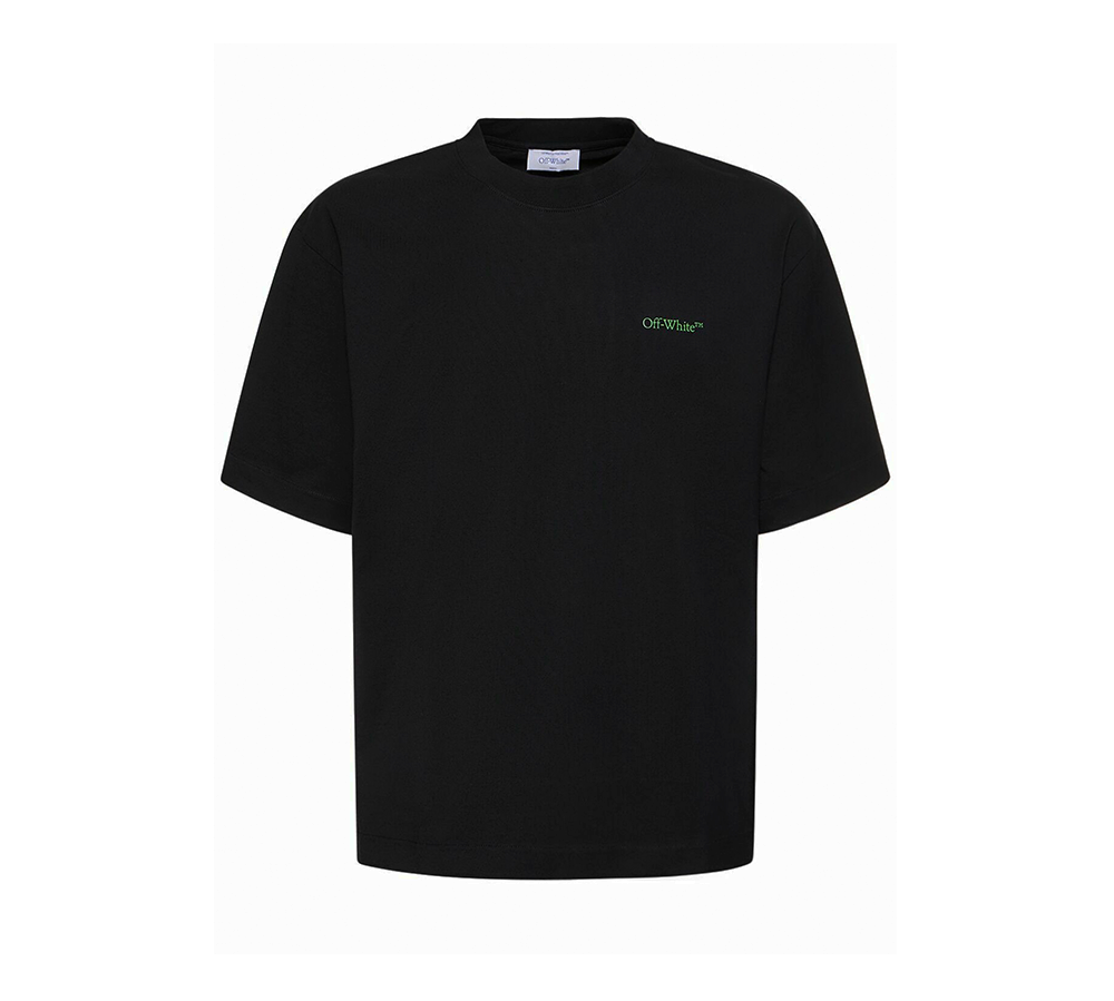 OFF-WHITE Moon Arrow T-Shirt - Black/Green