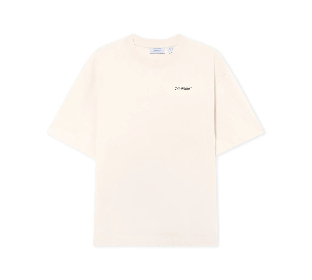 OFF-WHITE Half Arrow Skate Logo T-Shirt - PUMICE STONE