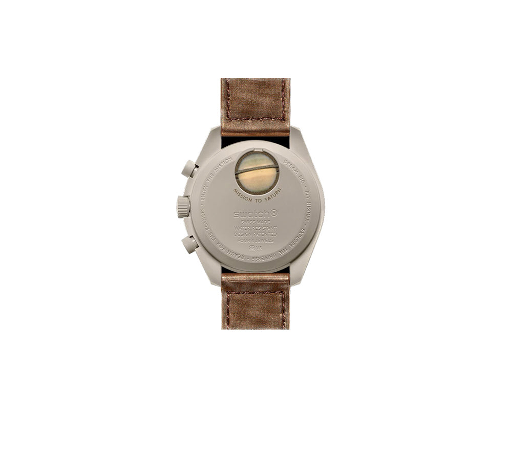 OMEGA x SWATCH MISSION TO SATURN - Bioceramic MoonSwatch Collection (Brown)