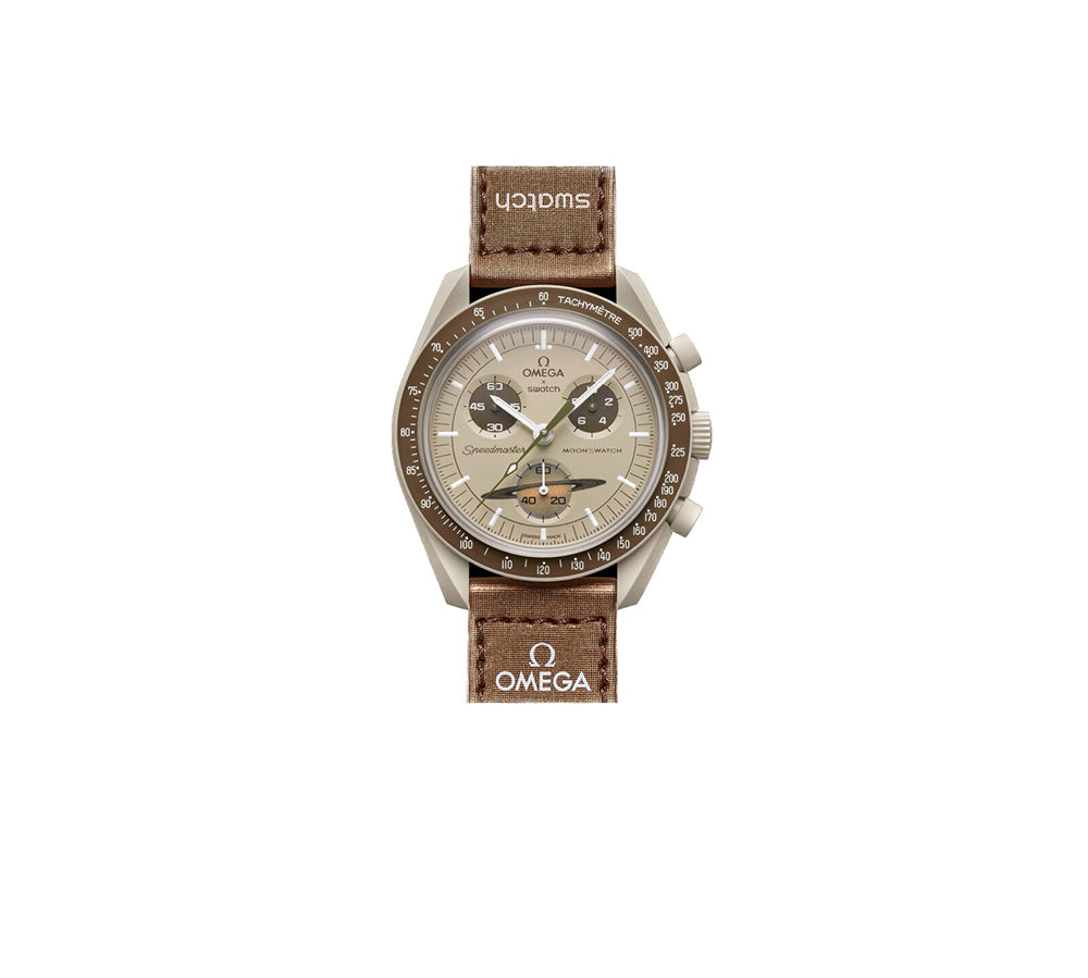 OMEGA x SWATCH MISSION TO SATURN - Bioceramic MoonSwatch Collection (Brown)