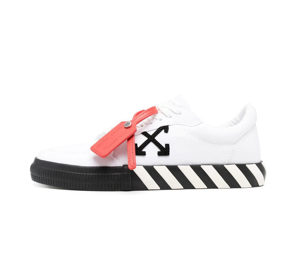 Off-White Vulcanized Low - Canvas White Black Ice