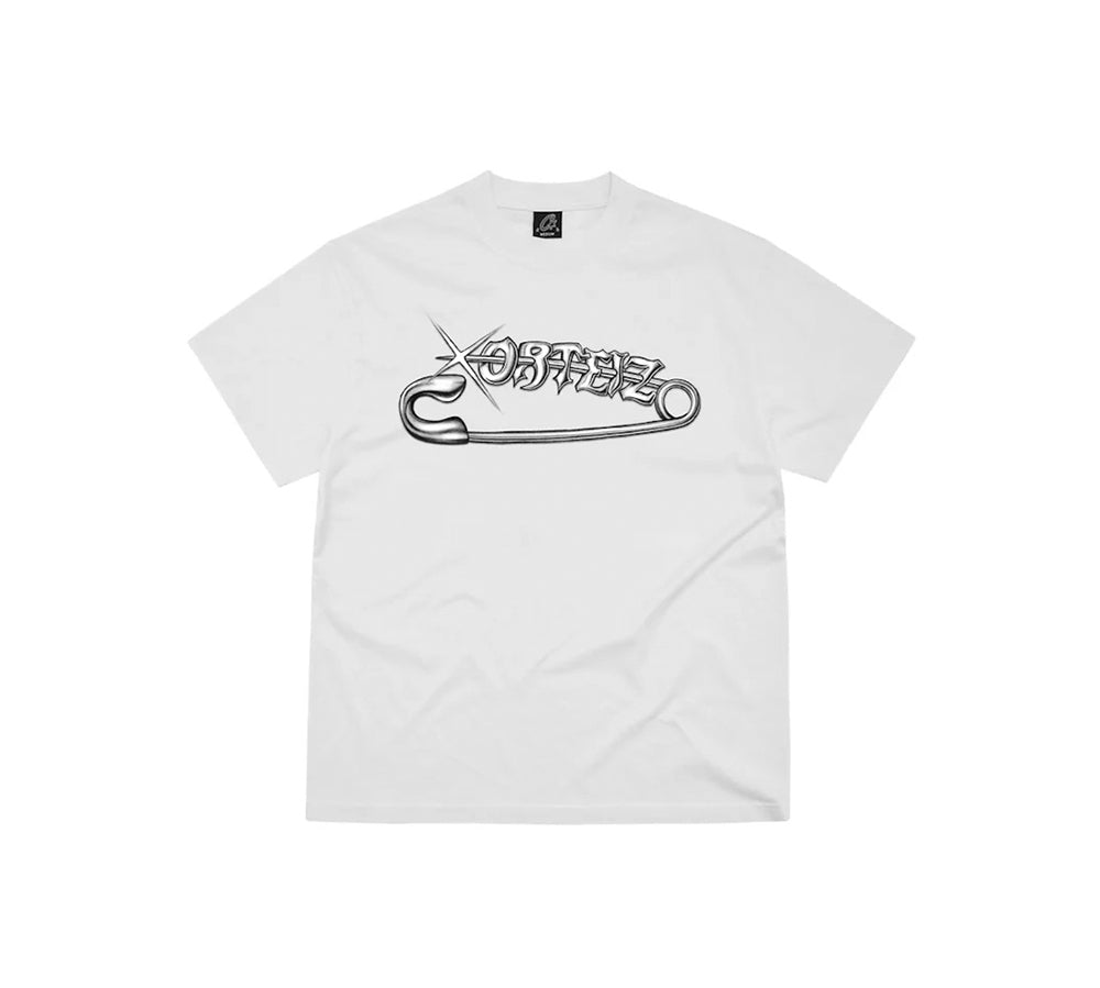 Corteiz Safety Pin Tee - White