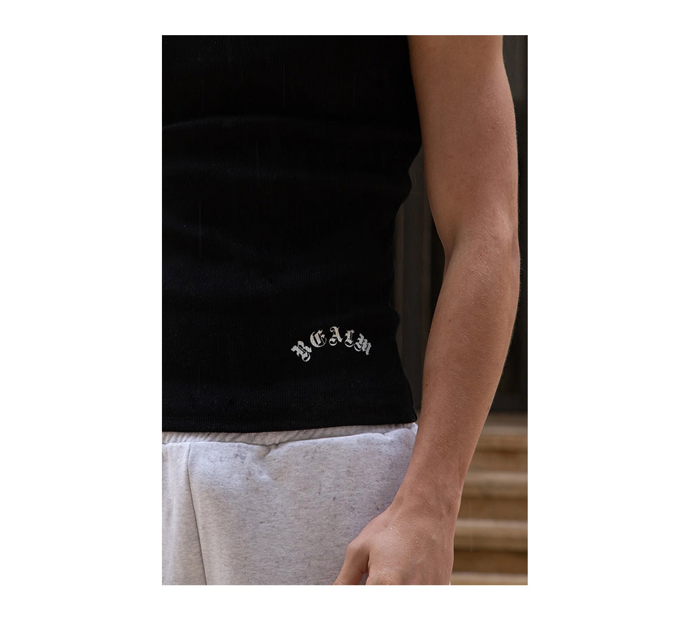 Realm "LOGO" Tank Top - Black