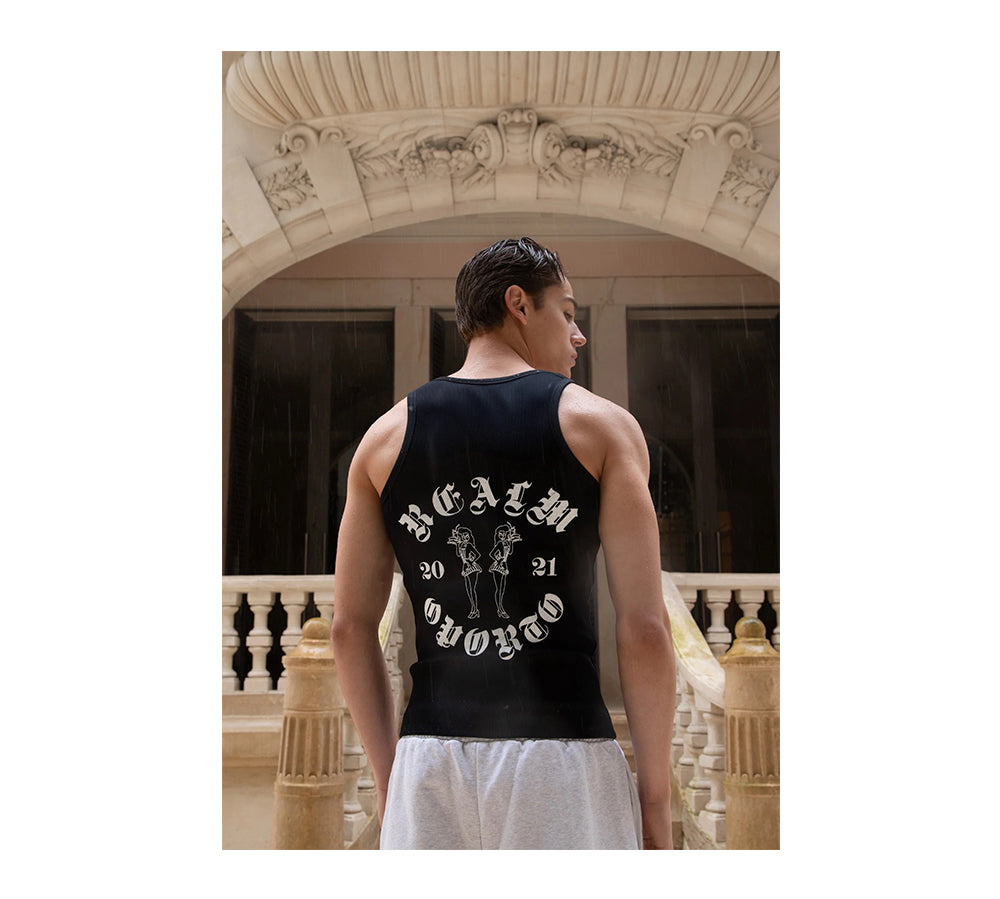 Realm "LOGO" Tank Top - Black