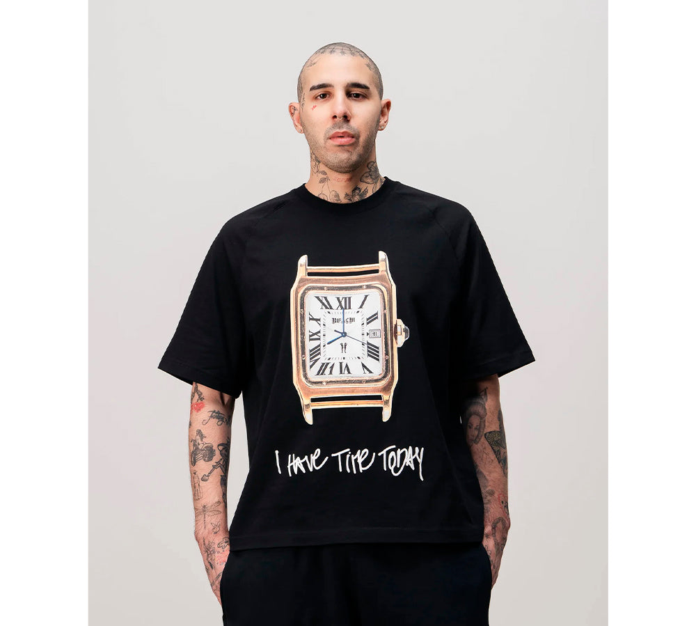 Realm "CLOCK" T-Shirt - Black