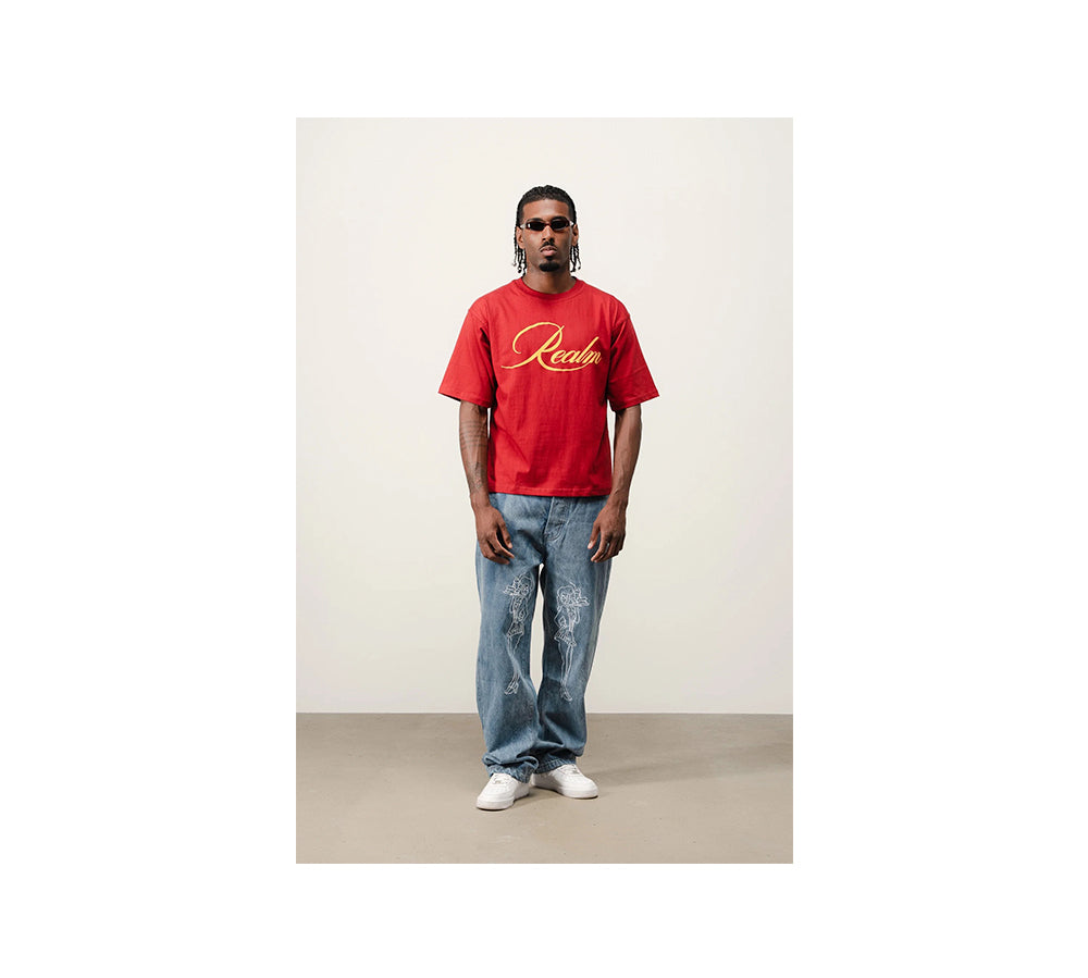 Realm T-Shirt “REALM” - Burgundy