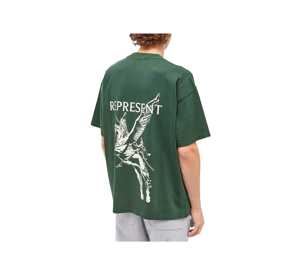Represent Men's Power And Speed T-shirt - Forrest Green