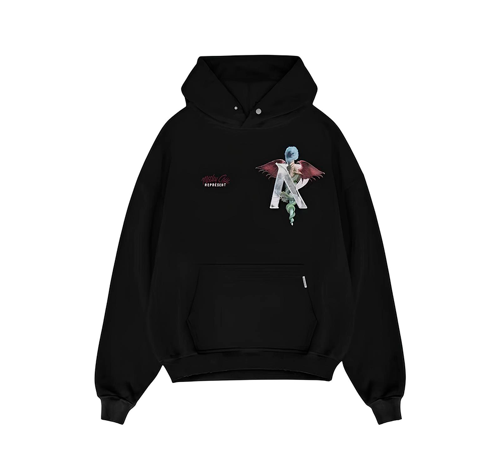 Represent Motley Crue Hoodie - Black