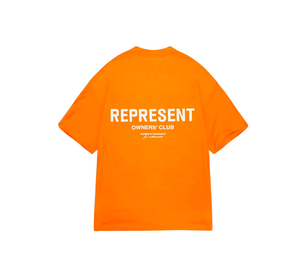 Represent Owners Club T-Shirt - Neon Orange