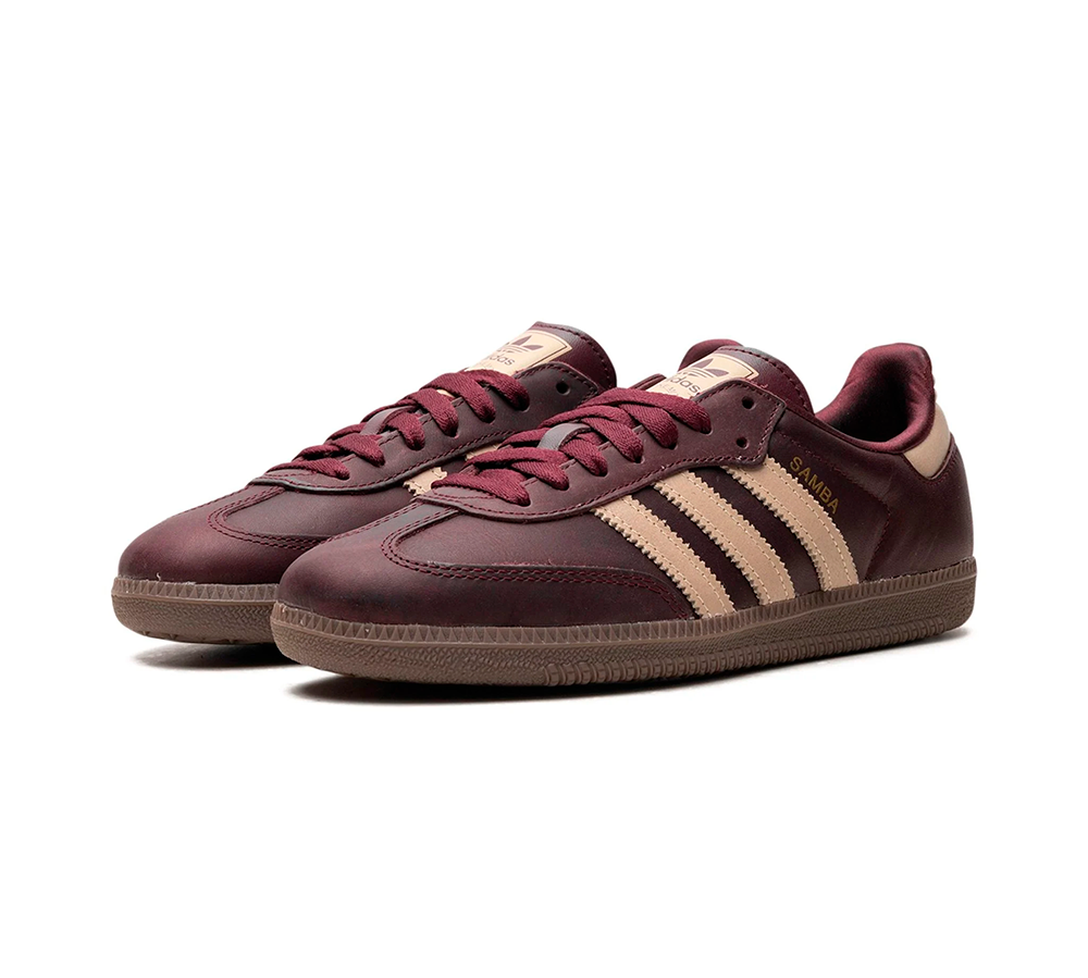 Adidas Samba OG - Maroon Crystal Sand