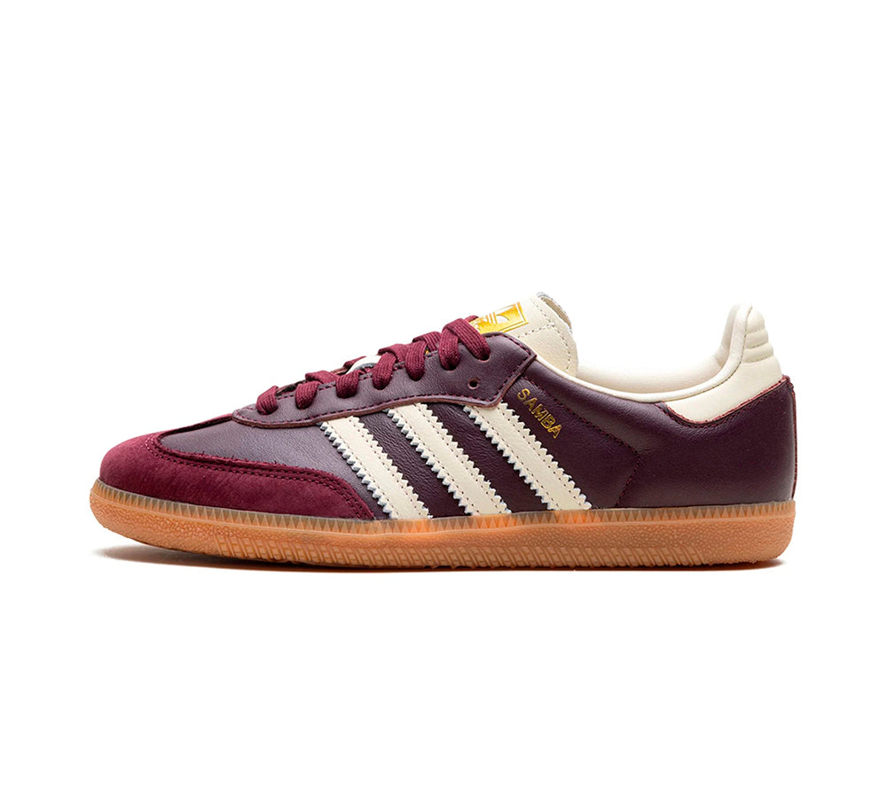 adidas Samba OG - Maroon Gold Metallic