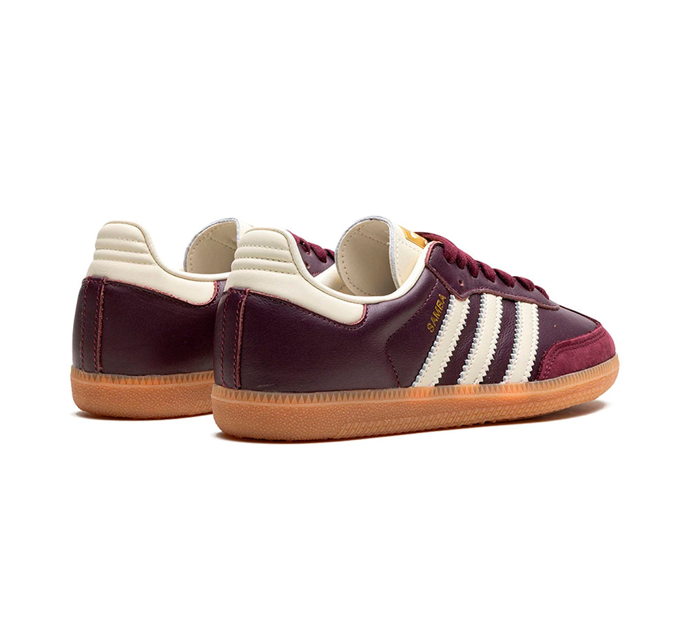 adidas Samba OG - Maroon Gold Metallic