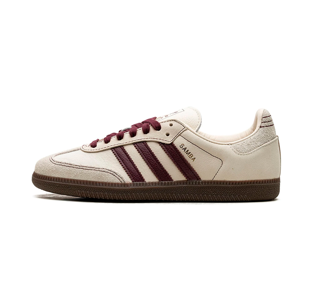 adidas Samba OG - Wonder White Maroon