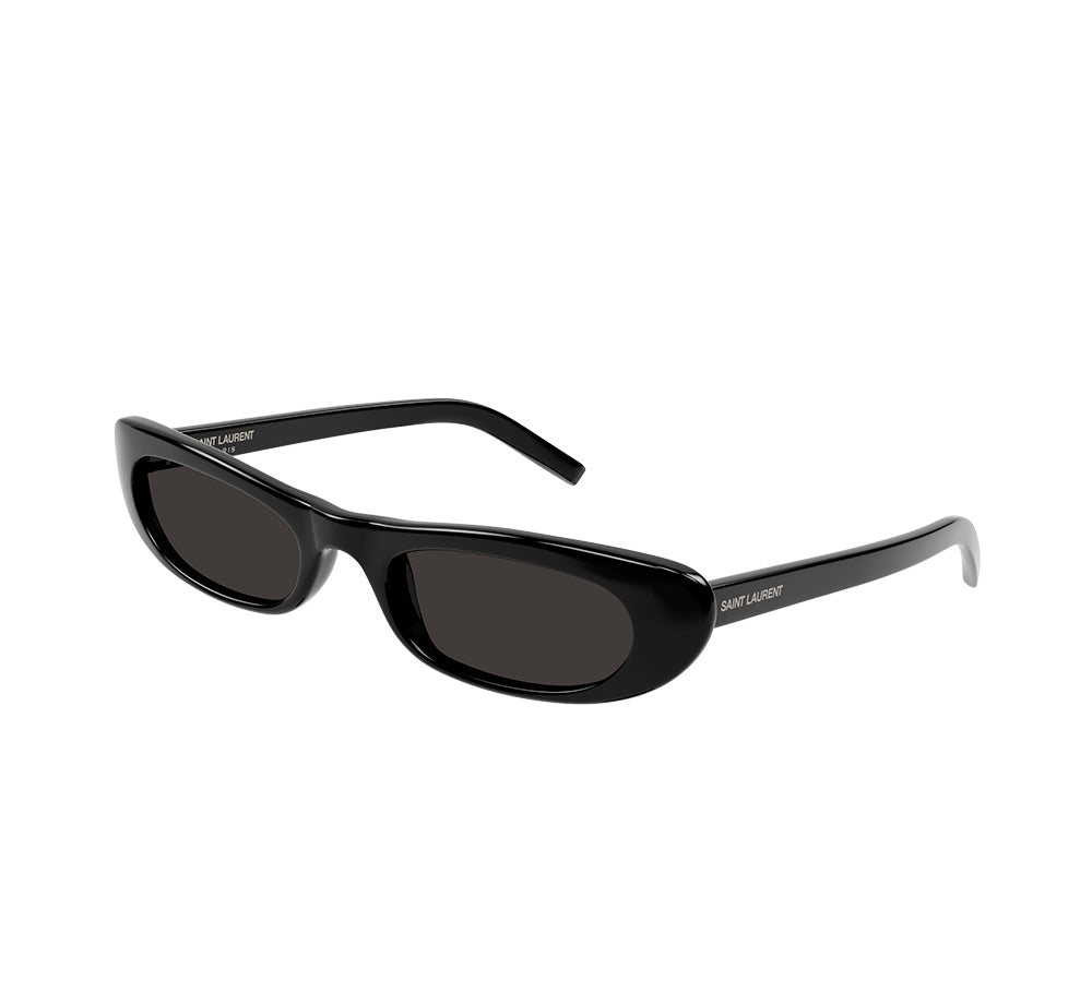 Saint Laurent Eyewear Oval Frame Sunglasses - Black