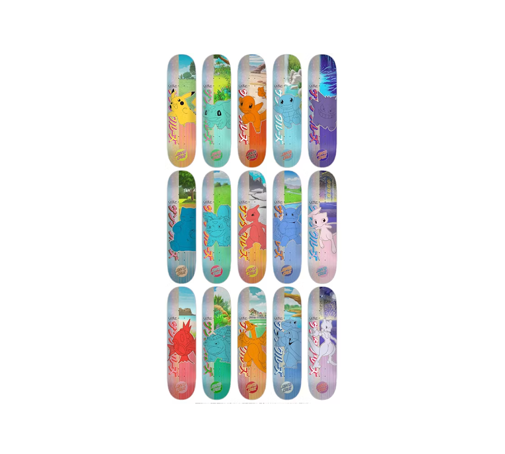 Pokemon Santa Cruz Skateboard Deck Blind Bag