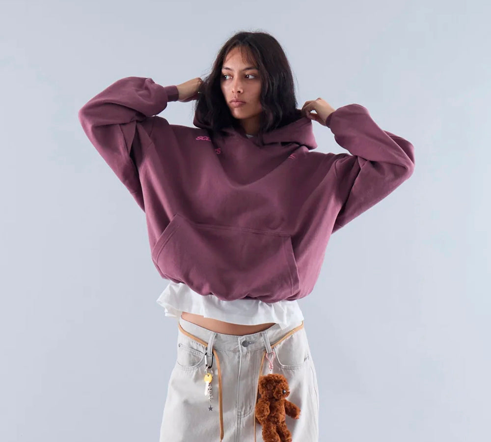 Scuffers Motor Studios Hoodie - Burgundy