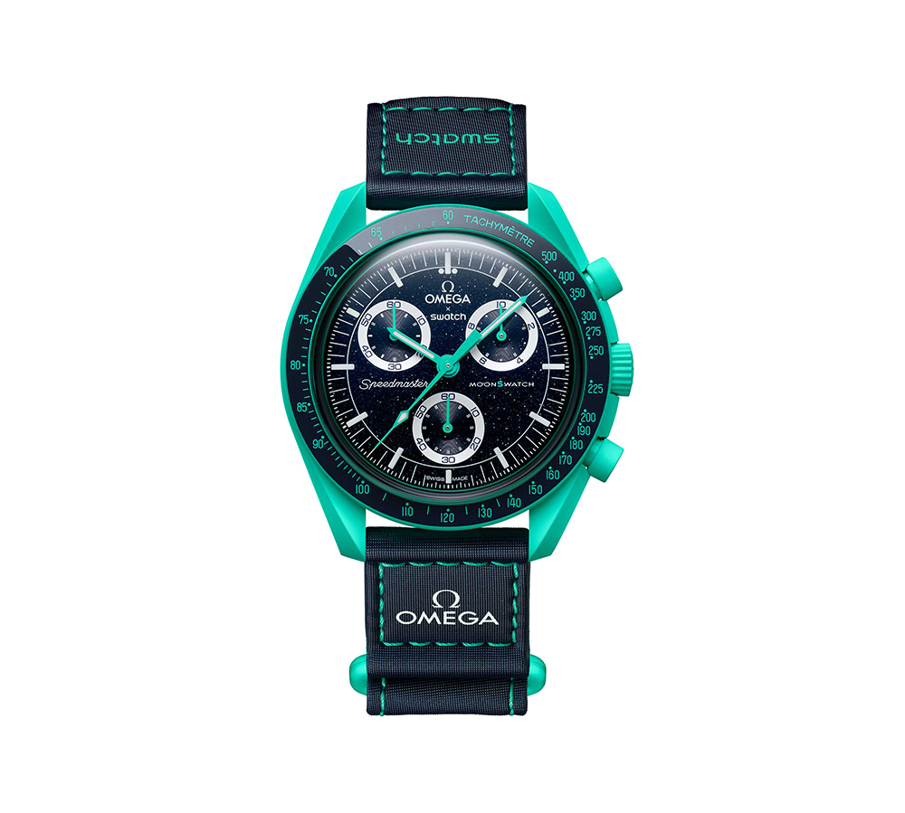 Swatch x Omega Bioceramic Moonswatch - Mission On Earth Polar Lights