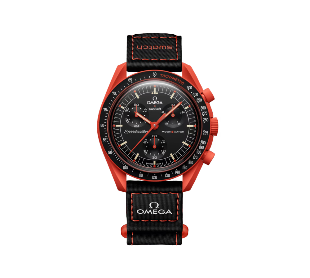 Swatch x Omega Bioceramic Moonswatch - Mission On Earth Lava