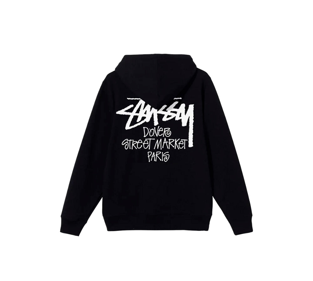 Stussy Dover Street Market Paris Hoodie - Black