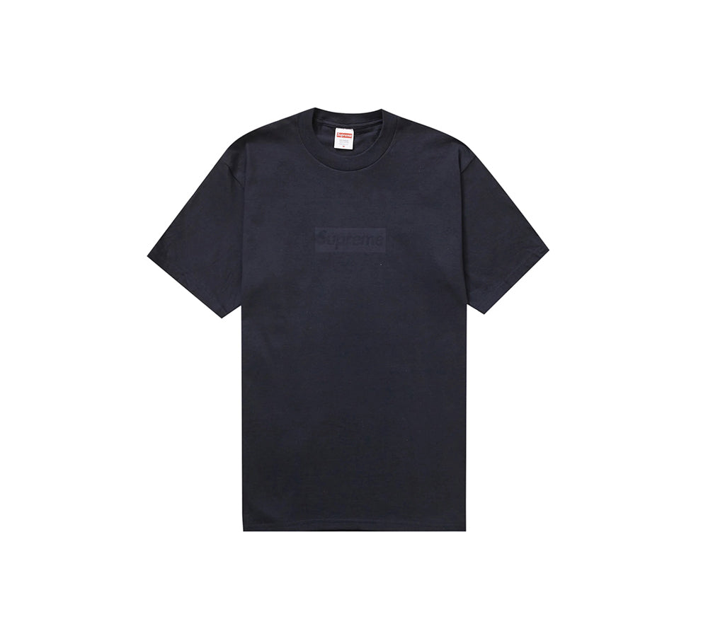 Supreme Tonal Box Logo Tee - Navy