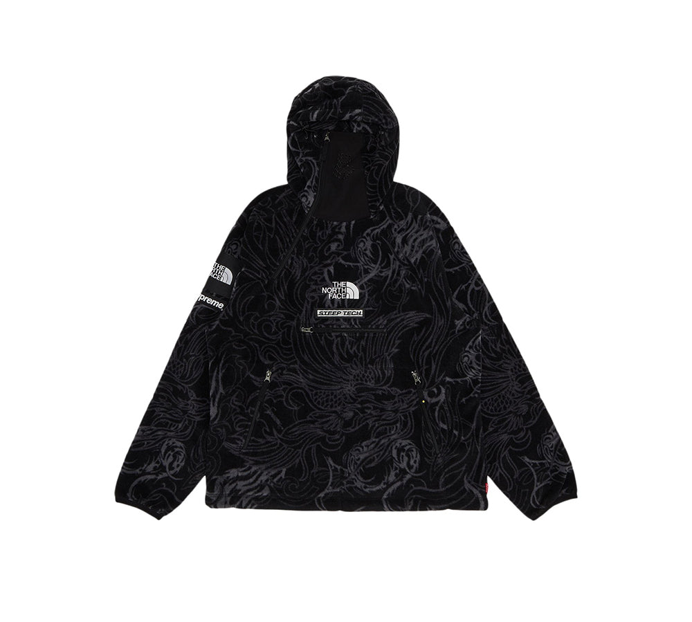 Supreme The North Face - Steep Tech Fleece Pullover Black Dragon