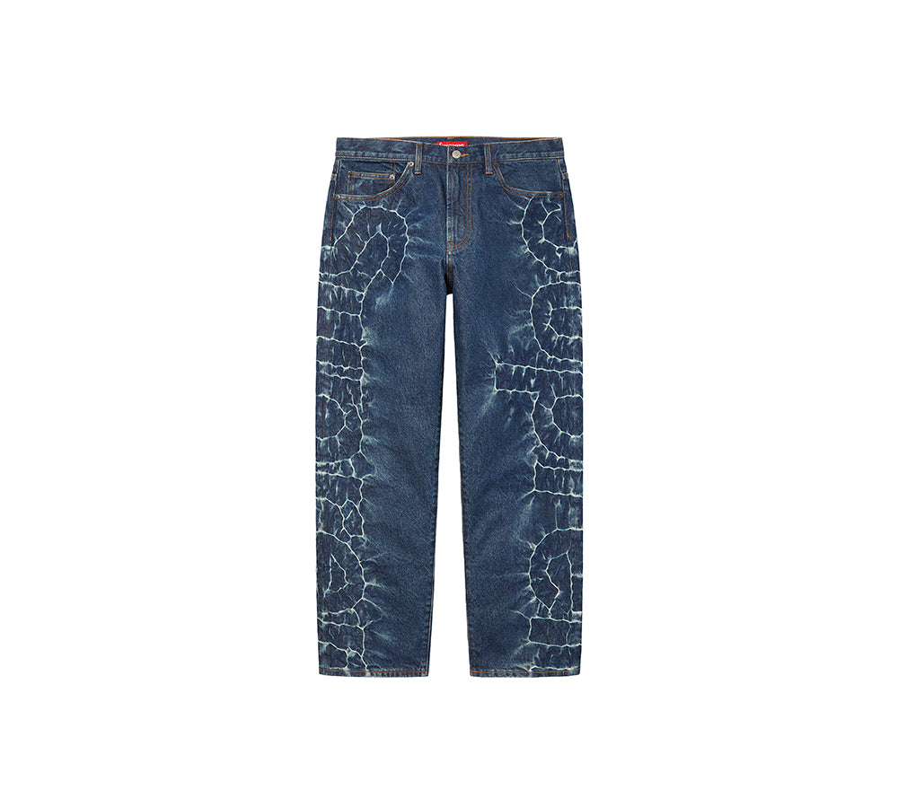 Supreme Shibori Loose Fit Jean - Rigid Indigo