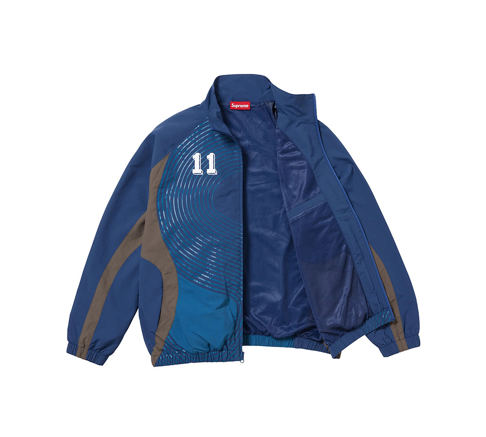 Supreme S Logo Track Jacket - Navy