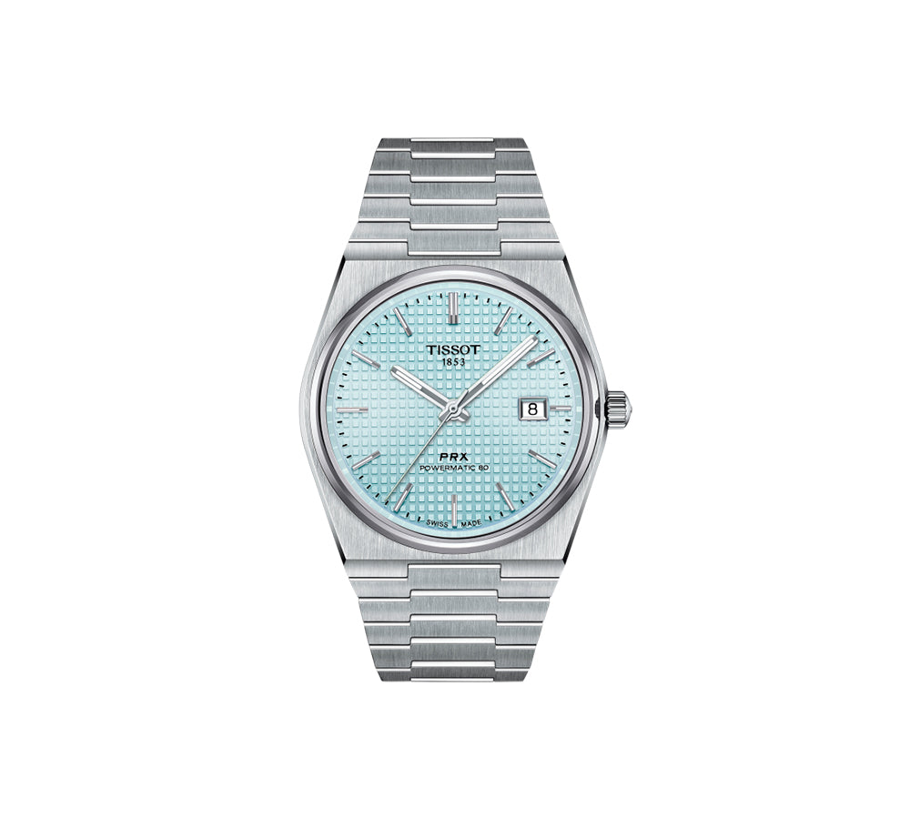 TISSOT PRX POWERMATIC 80 - ICE BLUE