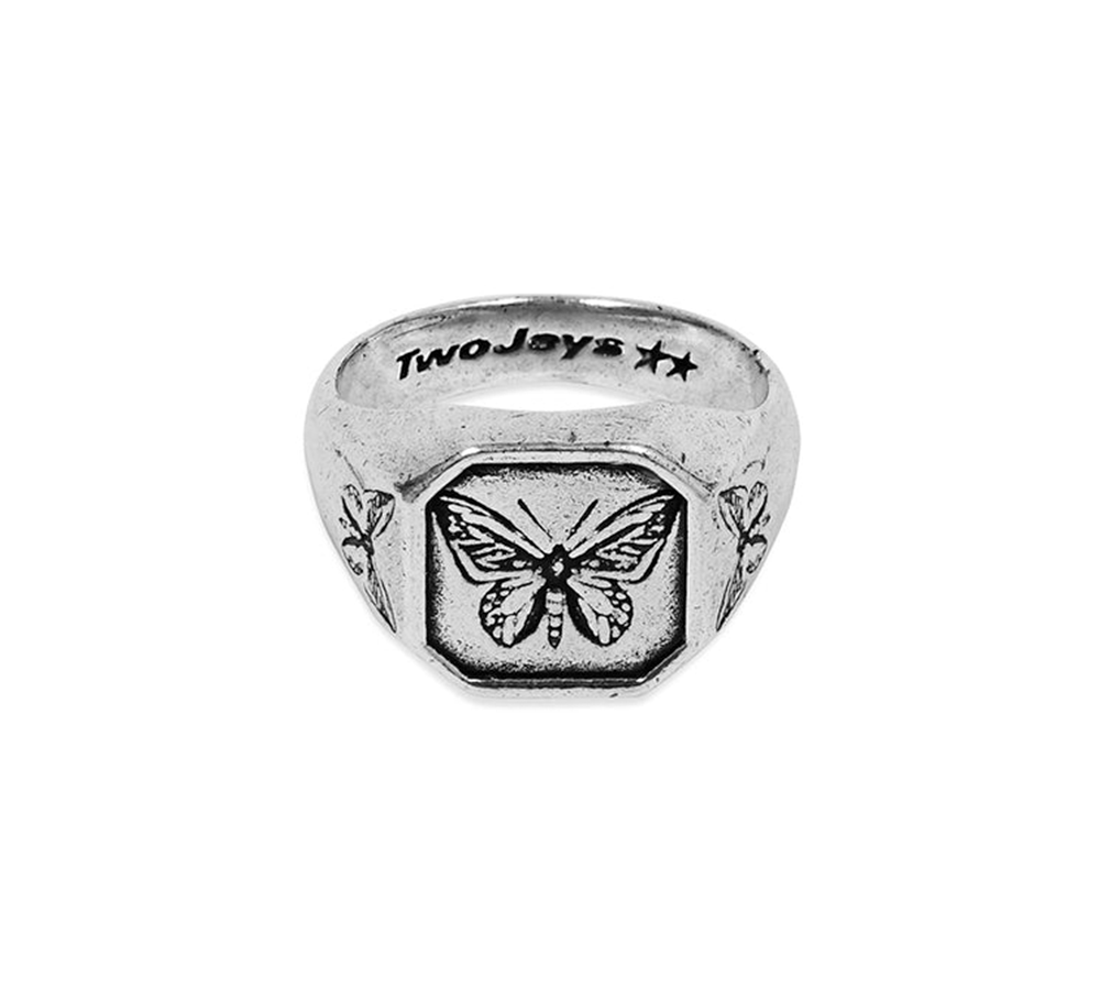 TwoJeys ★★™ Butterfly Effect Ring - Handcrafted piece w/ 12 microns Silver Bath